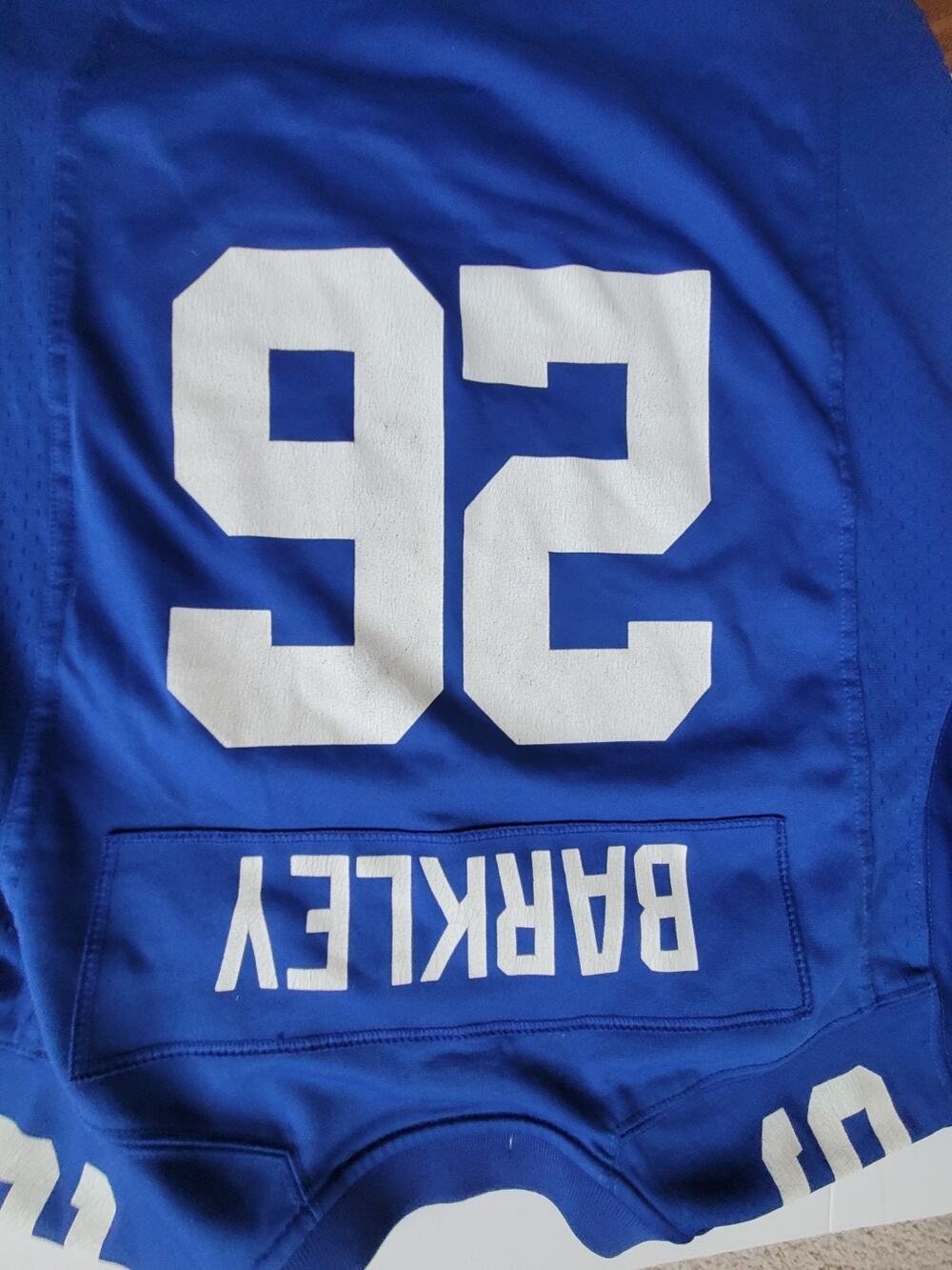 NFL Kids Jersey NY Saquon Barkley Giants Size Boys Size Large